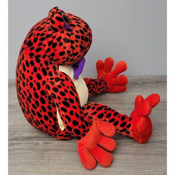 VTG 1998 The 24K Co Frog Culture Special Effects Red Dart Poison Tree Frog Plush - Picture 5 of 12